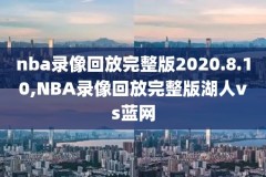 nba录像在哪个网站好,nba录像视频播放