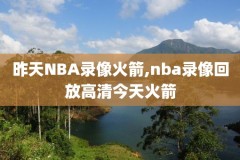 哪里能回看nba录像,哪里可以看nba录像高清回放像
