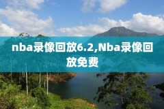 看nba录像的软件免费,看nba直播录像回放什么软件