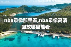 nba录像高清回放像,nba录像高清回放像免费